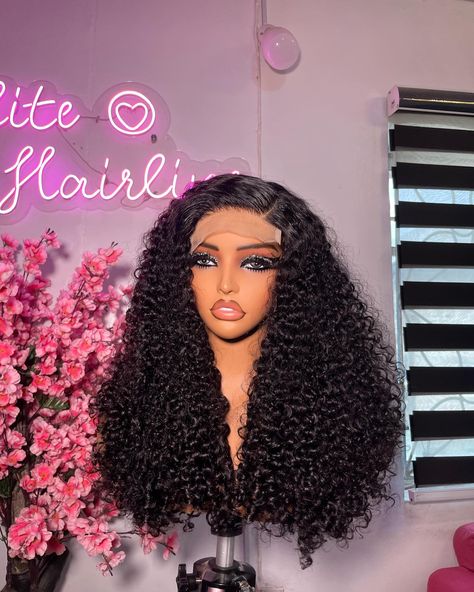 SDD VIRGIN PIXIE CURLS 5 BY 5 CLOSURE UNIT PRICE. 18” N240,000 20” N279,000 (displayed) PLEASE NOTE PRICE IS SUBJECT TO CHANGE DUE TO EXCHANGE RATE 200 grams •100% human hair •Color: Natural color 1b •Hair density: Super Double drawn •Maintenance: Leave in conditioner •Comes wigged •Can be bleached •Little to no shedding •Can take heat properly •Hand sourced from the best suppliers •Can stand the test of time (Up to 5 years guarantee when maintained properly) • •AVAILABLE TO ORDER ... Pixie Curls Wig, Pixie Curls, 1b Hair, Frontal Wig Hairstyles, Human Hair Color, Exchange Rate, Hair Vendor, Hair Density, Frontal Wig