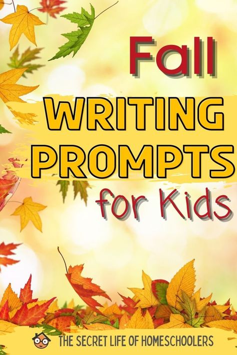 Fall Writing Craft 2nd Grade, Fall Creative Writing Prompts, November Writing Prompts 2nd Grade, Fall Writing Prompts Middle School, Fall Writing Prompts 2nd Grade, Fall Writing Prompts For Kids, Fall Writing Activities 2nd Grade, Second Grade Writing Prompts, Personal Narrative Writing Prompts