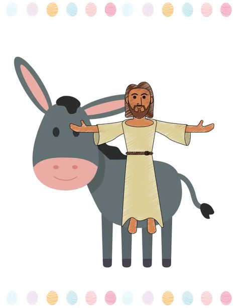 This spin on pin the tail on the donkey is a great Palm Sunday activity for kids. Play this game in Sunday school, at home, or in the classroom. Use this fun Holy Week game to talk about how Jesus is king and the events of Holy Week, leading up to Easter. Resurrection Party, Vbs Stellar, Kids Craft Work, Palm Sunday Activities, Children Bible, Christ Centered Easter, Easter Sunday School, Sunday School Games, Sunday Activities