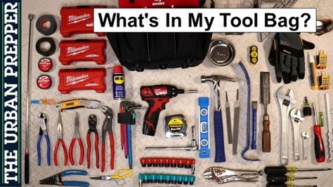 Portable Workshop, Bag Tour, Tool Bag Organization, Electrician Tool Bag, Hvac Tools, 72 Hour Kits, Tools List, Urban Survival, Tool Pouch