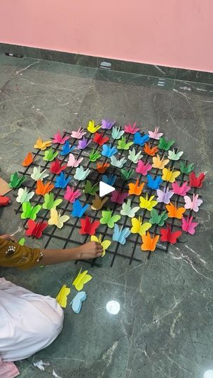 Butterfly Art And Craft, 3d Butterfly Art, Vishal Mishra, 3d Butterfly, Butterfly Crafts, 3d Butterflies, Manualidades Diy, Butterfly Art, Art For Kids