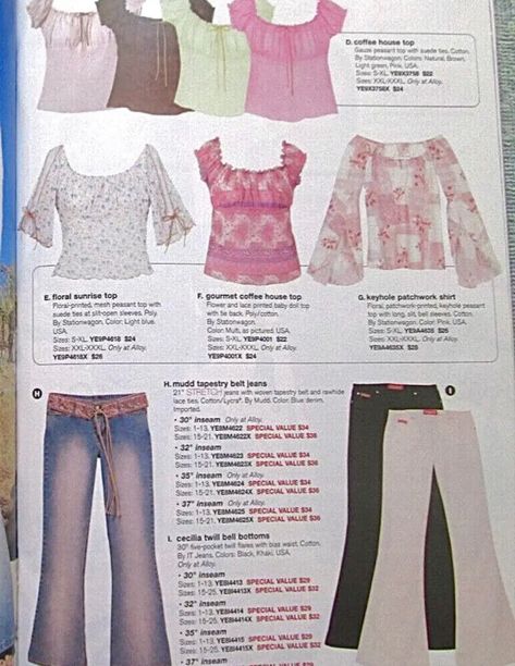 Y2k Clothing Catalog, 00s Fashion Catalog, Early 2000s Catalog, 2003 Fashion Catalog, 90s Fashion Patterns, Delias Catalog 2000, 2000 Fashion Catalog, Y2k Fashion Catalog, 2000s Clothing Catalog