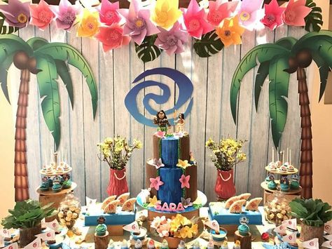 Moana Birthday Party Ideas | Photo 1 of 11 Moana Theme Party, Moana Birthday Ideas, Moana Birthday Party Ideas, Moana Party Ideas, Moana Birthday Party Theme, Moana Theme Birthday, Moana Themed Party, Moana Theme, Luau Birthday Party