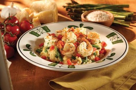 Dragon Court (Oviedo) Shrimp And Asparagus Risotto, Shrimp Asparagus, Asparagus Risotto, Shrimp And Asparagus, Egg Roll Recipes, Fettuccine Alfredo, Risotto Recipes, Olive Garden, Idee Pasto Sano