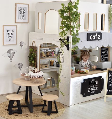 Preschool Playroom Ideas, Dröm Hus Planer, Baby Playroom, Kids Cafe, Toddler Playroom, Childrens Kitchens, Playroom Design, Toy Rooms, Kids Kitchen