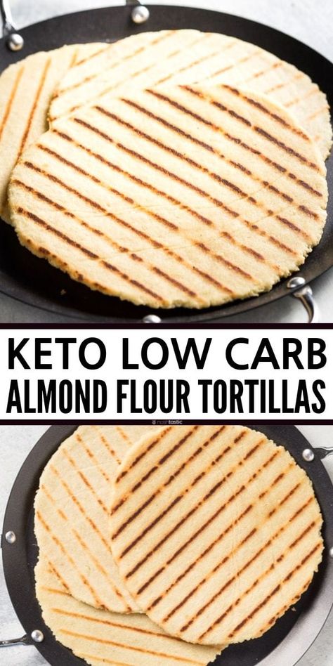 Best Low Carb Tortillas, Almond Flour Tortillas, Gluten Free Flatbread, Low Carb Low Fat Recipes, Baking Powder Uses, Wrap Recipe, Boiled Egg Diet Plan, Low Carb Low Sugar, Best Low Carb Recipes