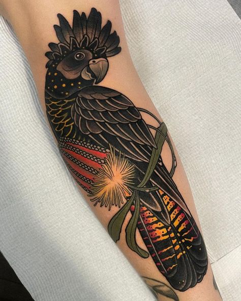 Memorial Tattoos Mom, Magpie Tattoo, Parrot Tattoo, Australian Tattoo, Think Tattoo, Native Tattoos, Traditional Style Tattoo, Old School Tattoo Designs, Different Tattoos