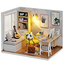 Check this out on Amazon Diy Doll Room, Wooden Tables And Chairs, Room Miniature, Wooden Dollhouse Kits, Dollhouse Furniture Kits, Wooden Dolls House Furniture, World Wonders, Felted Wool Crafts, Miniature Dollhouse Furniture