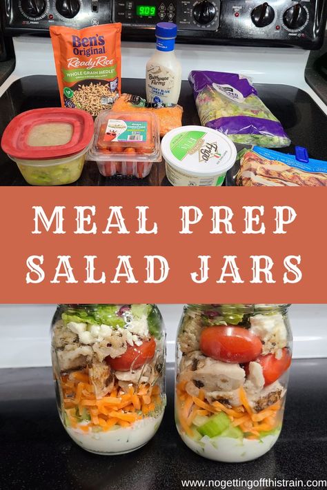 Salads don't have to be overwhelming! Make these Meal Prep Salad Jars and learn how to easily eat more nutritious foods every day. Jar Salad Recipes, Meal Prep Salad, Prep Salad, Salad Jars, Jar Salad, Mason Jar Salad Recipes, Salad Meal Prep, Mason Jar Salad, Nutritious Foods