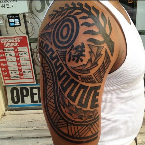 Adinkra Tattoo, African Sleeve Tattoo, Japanese Tattoo Words, Forearm Tattoo Ideas, Left Arm Tattoos, Unique Tattoos For Men, African Tattoo, X Tattoo, Black Girls With Tattoos