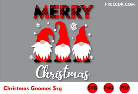 Gnome Svg File Free, Gnome Svg Free, Fall Svgs, Christmas Gnomes Svg, Gnome Svg, Christmas Crafts For Adults, Cricut Christmas, Gnome Gift, Christmas Gnomes