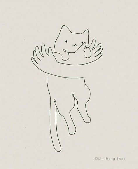 Lim Heng Swee Cats Art Drawing, Cats Art, Art Drawing, Cat Art, Female Sketch, Sketch Book, Illustration Art, Art Drawings, Snoopy