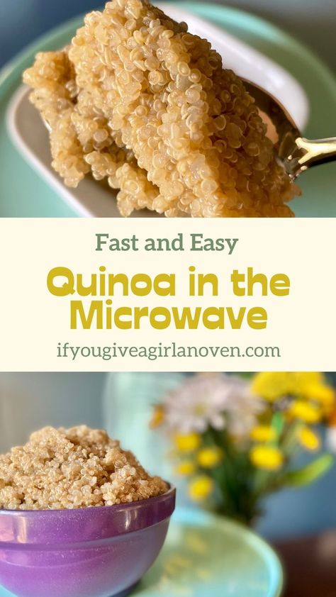 Quinoa In Microwave, Microwave Quinoa, Quinoa Microwave, Quinoa Cooking, Cooking Quinoa, Budget Vegan, Perfect Quinoa, Dessert In A Mug, Cook Quinoa