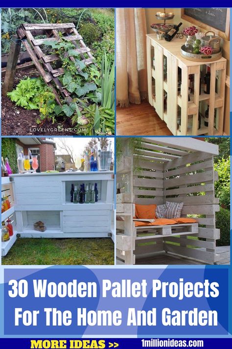 What shall you do with your old pallets? Instead of tossing them to the fireplace or putting them away in storage, there… What To Do With Old Wood Pallets, What To Do With Pallets, Pallet Yard Furniture, Pallet Storage Ideas, Building With Pallets, Pallette Ideas, Wire Spools, Pallet Projects Decor, Repurpose Pallets