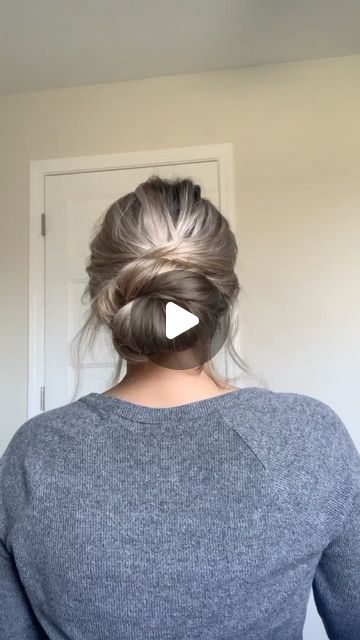 New account: @laineyostrom on Instagram: "This is how we UPdo it 😆🙈super easy low bun updo 💗more updos on my YouTube channel. Just type in “laineymariebeauty updos” and enjoy!" Messy Knot Bun, Easy Low Bun Updo, Easy Low Bun, Low Bun Updo, Casey Holmes, Knot Bun, Beach Hairstyles For Long Hair, Bun Updo, Easy Hair Updos