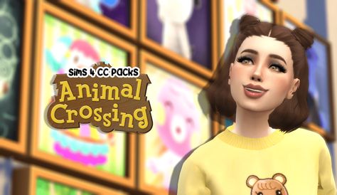 Sims 4 Cc Animal Crossing, Sims 4 Animal Crossing, Animal Crossing Poster, Stitches Animal Crossing, Animal Crossing Leaf, Sims Background, Background Characters, Pelo Sims, Video Game Posters