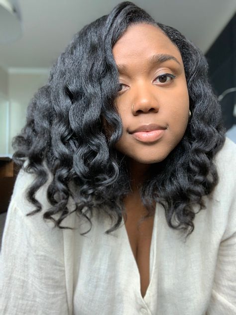 Blow Dried 4c Hair, Blow Dried Hair, Natural Hair Long, Long Hair Black, Blow Dry Hair, Cute Curly Hairstyles, Curly Hair Extensions, 4c Hair, Hair Natural