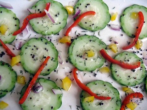 Armenian Cucumber Salad Armenian Cucumber, Cucumber Salad Recipes, Armenian Recipes, Cucumber Tomato Salad, 20 Minute Recipes, Cucumber Recipes Salad, Kebab Recipes, Cucumber Recipes, Seasonal Treats