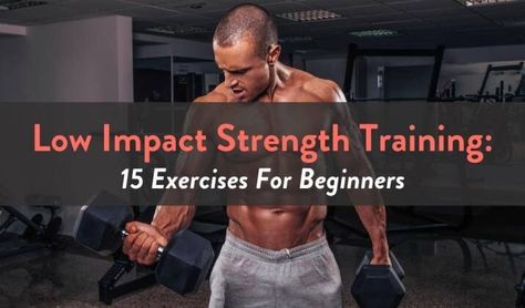 Low Impact Strength Training: 15 Exercises For Beginners — Fitbod Low Impact Strength Training, Weights Exercise, Bicep Workout, Exercises For Beginners, Hammer Curls, Training Workouts, Free Weights, Reverse Lunges, Biceps Workout