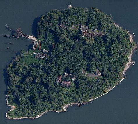 North Brother Island, East River, Bronx, NY. Old Abandoned Buildings, Uninhabited Island, East River, Abandoned Mansions, North And South, Honeymoon Travel, Haunted Places, Abandoned Buildings, Old Buildings