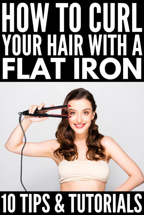 Iron Curls, Perfect Beach Waves, Curl Your Hair, Flat Iron Curls, Prom Makeup Looks, Costume Noir, How To Curl Short Hair, Fall Makeup Looks, Long Lasting Curls