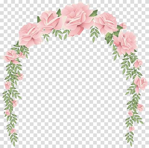 Flower Arch Wedding, Arch Wedding Invitation, Flower Arch, Arch Wedding, Pink Rose Flower, Decorative Elements, Background Png, Wedding Invitation Design, Png Clipart