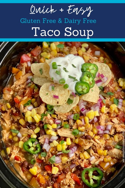 Dairy Free Crockpot Meals, Gluten Free Crock Pot, Dairy Free Tacos, Gluten Free Dairy Free Recipes Dinner, Gluten Free Slow Cooker Recipes, Gluten Free Crock Pot Recipes, Gluten Free Tacos, Dairy Free Recipes Dinner, Dairy Free Soup