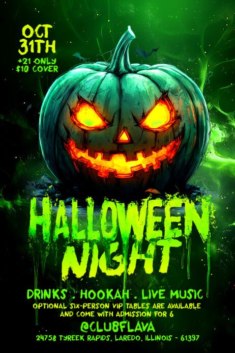 Green Illustrative Halloween Poster Halloween Party Poster Design, Halloween Flyer Design, Halloween Flyer Background, Halloween Flyer Template Free, Halloween Party Flyer Template Free, Photoshop Flyer, Halloween Party Flyer, Linkedin Background Image, Linkedin Background