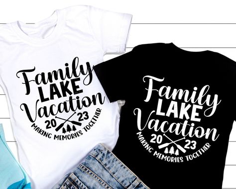 Wisconsin Family Vacations, Summer Vacation Quotes, Lake Life Svg, Friendship Shirts, Friends Vacation, Quote Tshirt, Vacation 2023, 2023 Svg, Friend Vacation