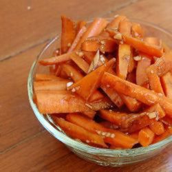 Marinated Carrots Antipasto - Allrecipes.com Marinated Carrots, Antipasto Recipes, Pepper Poppers, Cherry Peppers, Fruit And Veggies, Fingerfood Party, The Mediterranean Diet, Cooked Carrots, Allrecipes Recipes