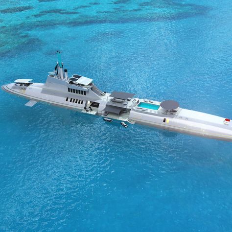 Tour the World’s Most Luxurious Submarine Superyacht – Yacht, Personal Submarine | Architectural Digest Monaco Yacht Show, Nuclear Submarine, Super Yacht, Leagues Under The Sea, Cool Boats, Yacht Boat, Super Yachts, Luxury Yachts, Catamaran