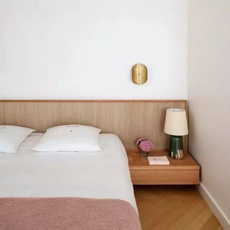 Floating Headboard, Wall Mounted Headboards, Rattan Headboard, Headboard Wall, Bed Headboard, The Invisible, Bedside Tables, Bed Frame And Headboard, 2 Bed