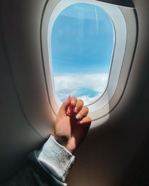 Spruce Nail Shop on Instagram: “Vacation mode on ✈️🌞 // tier 3 by @mollieknails, photo by @matythenailgal . . . . #spruceupcincy #goodcleanfun #nailart #vacationnails…” Future Boyfriend Goals, Canada Study, 2024 Board, Lions Gate, Dream Reality, Airplane Window, Happy Relationship, Vision Board Images, Best Cleaning Products