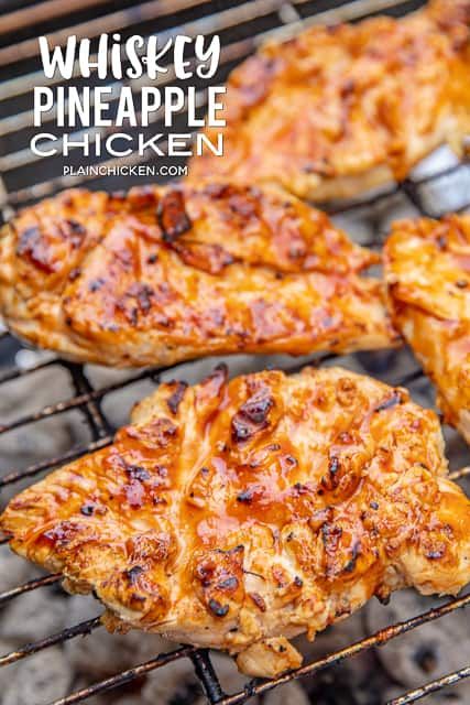 Chicken Marinate, Grill Chicken, Plain Chicken, Bbq Food, Pineapple Chicken, Cooked Chicken, Grilled Chicken Recipes, Delicious Chicken, Chicken Dishes Recipes