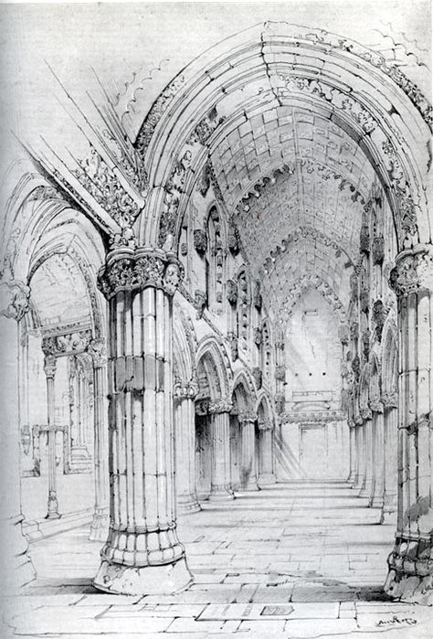 Media Tweets by John Ruskin (@ArtistRuskin) / Twitter Croquis Architecture, Architecture Antique, John Ruskin, Point Perspective, Perspective Drawing, Gothic Architecture, Urban Sketching, Old Building, Architecture Sketch