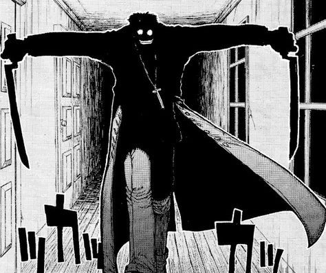 Hellsing Father Anderson, Hellsing Anderson, Anderson Hellsing, Hellsing Manga, Donquixote Pirates, Alexander Anderson, Hellsing Fanart, Control Art, Hellsing Ultimate Anime