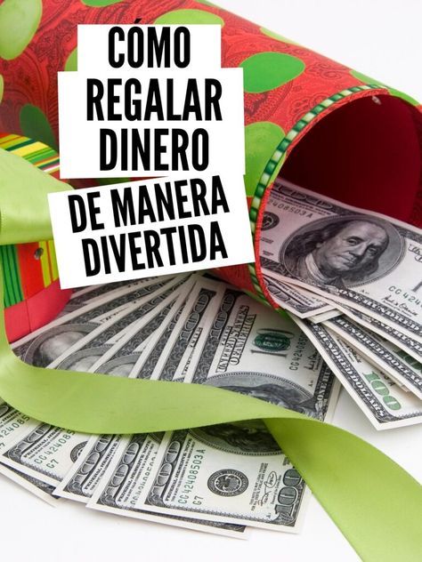 Regalar Dinero Original Ideas, Money Present Ideas, Fun Money Gift Ideas, Creative Ways To Give Money, Ways To Give Money, Money Gift Ideas, Fun Money, Creative Money Gifts, Christmas Money