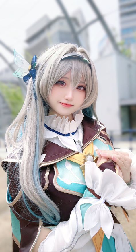 Honkai Cosplay, Firefly Cosplay, Video Game Cosplay, Kawaii Cosplay, Character Collection, Cosplay Characters, Honkai Star Rail, Cute Cosplay, Pose Reference Photo