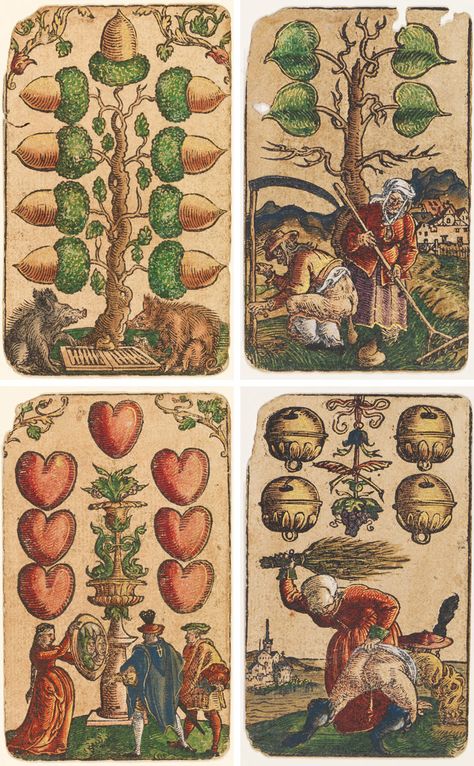 Expanding Conceit: Indelicate Images in The Playing Cards of Peter Flötner | The Metropolitan Museum of Art Antique Playing Cards, Medieval Playing Cards, Medieval Games, Arcology, Vintage Tarot, Fortune Telling Cards, Arte Folk, Playing Cards Art, Playing Cards Design