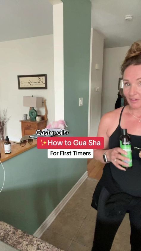 Use your gua sha every morning to refuce puffiness, sculpt, improve circulation and stimulate collagen production. Castor oil is a great oil to use for slip and all its skin benefits. #aginggracefully #castoroilbenefits #wrinkletreatment #guashatutorial #wrinkleprevention | Cindy Currie | Cindy Currie · Original audio Anti Aging Routine, Gua Sha Tutorial, Natural Skin Care Remedies, Face Exercises, Beauty Tips For Glowing Skin, Facial Skin Care Routine, Face Yoga, Collagen Production, Skin Care Kit