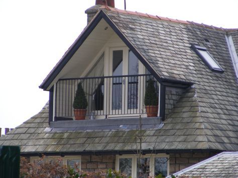 Loft Conversion Balcony, Bungalow Loft Conversion, Attic Nook, Loft Conversion Bedroom, Dormer Loft Conversion, Attic Renovation Ideas, Attic Loft, Attic Conversion, Attic Design