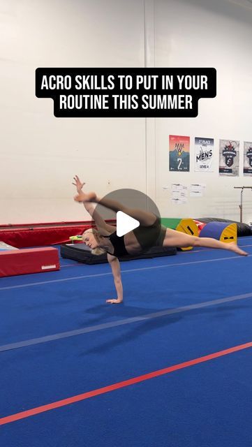 Gymnastics Floor Music, Gymnastics Routines, Gymnastics Floor, Acro Dance, Gymnastics Skills, Gymnastics Coaching, Acrobatic Gymnastics, Cool Dance, Dance Life