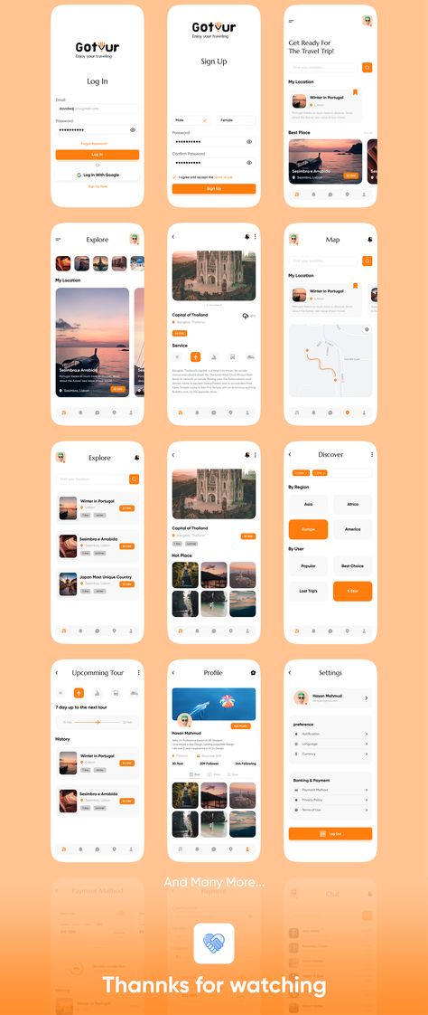 Travel App Design, การออกแบบ Ui Ux, Application Ui Design, Mobile App Interface, Ux Kits, Ux App Design, App Design Layout, Wireframe Design, Mobile App Design Inspiration