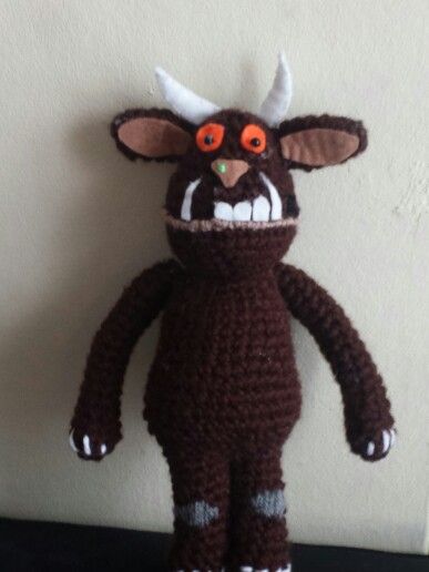 Crochet Gruffalo Crochet Gruffalo, Crochet Nature, Julia Donaldson Books, Character Crochet, Crochet Book, The Gruffalo, Toy Crochet, Crochet Goodies, Crochet Tutorials