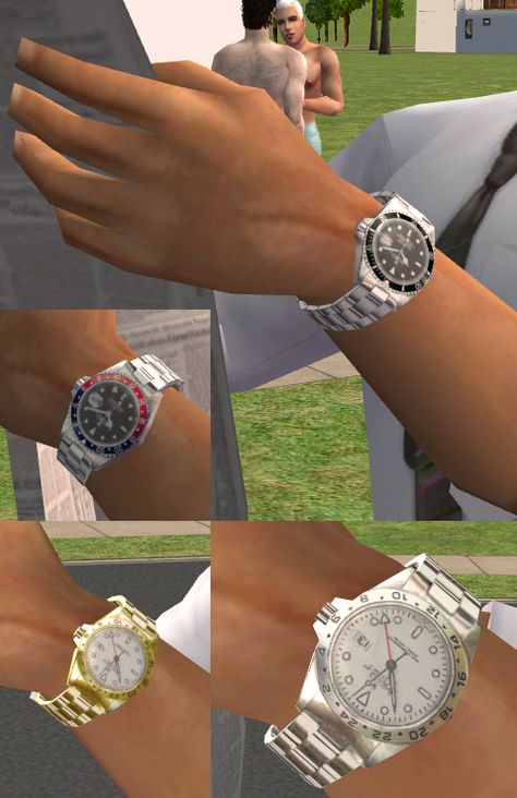 Accessory Rolex watches for the BB, slim BB and athletic guy Sims 4 Cc Rolex Watch, Sims 4 Male Watch, Sims 4 Cc Male Watch, Sims 4 Watches Cc, Sims 4 Watch Cc, Sims 4 Cc Male Jewelry, Sims 4 Male Jewelry Cc, Sims 4 Male Accessories Cc, Male Sims