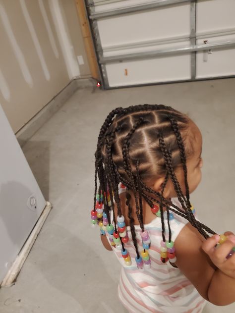 My 3 year olds beaded hairstyle Hairstyles For 3 Year Girl, Old Hairstyles, Birthday Hairstyles, Hair Beads, Hairstyle Ideas, Baby Hairstyles, Year Old, Brooklyn, Natural Hair Styles