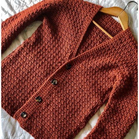 Crochet Cardigans For Women, Crochet Cardigan Pattern Free Women, Modern Haken, Cardigan Sweater Pattern, Crochet Cardigan Pattern Free, Textured Cardigan, The Cardigans, Crochet Sweater Pattern Free, Crochet Fall