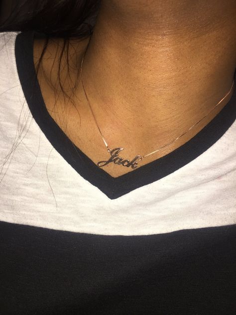 bf name necklace Boyfriends Name Necklace, Name Necklace Boyfriend, Necklace With Boyfriends Name, Bf Name Necklace, Boyfriend Name Necklace, Cute Choker Necklaces, Boyfriend Necklace, Box Ideas, Choker Necklaces