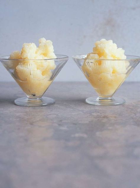 Pear and Lemon Granita Ice Recipes, Liquid Culture, Cream Photography, Granitas, Granita Recipes, Frozen Juice, Palate Cleanser, Lemon Sorbet, Suga Suga