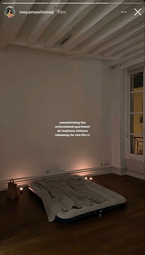 @moyamawhinney on instagram Moyamawhinney Instagram, Apartment Manifestation, Hitomi Mochizuki, Chinese Takeaway, Future Apartment, Air Mattress, Moving Day, Big Adventure, Moving Out